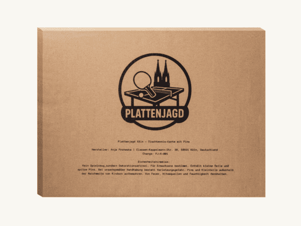 Plattenjagd_Karte 7 Verpackungskarton von Plattenjagd Köln